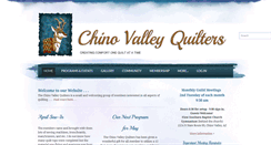 Desktop Screenshot of chinovalleyquilters.com