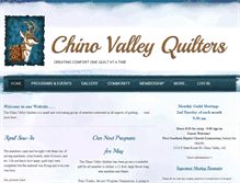 Tablet Screenshot of chinovalleyquilters.com